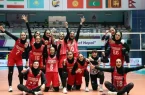 پرواز پیروزی دختران والیبال ایران بر فراز قزاقستان