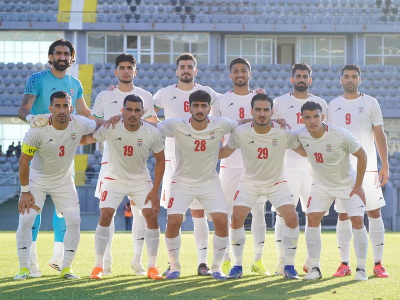 ملی‌پوشان ایران در مراسم عکاسی رسمی جام جهانی