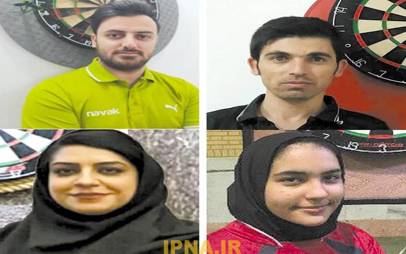 مشخص شدن ترکیب تیم ملی ۴ نفره دارت ایران برای حضور در مسابقات مجازی جهان