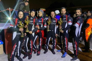 کسب چهار مدال رنگ از تیم منتخب در مسابقات موتورسواری و اتومبیلرانی استان البرز