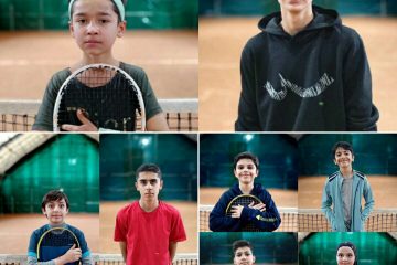 برگزاری مسابقات آدینه رده سنی زیر ۱۲ و ۱۴ سال مجموعه تنیس پایگاه قهرمانی البرز