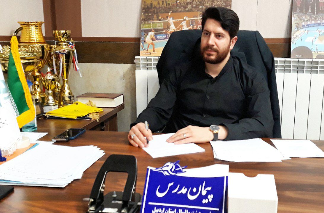تجهیز هیات‌های والیبال پارس‌آباد و بیله‌سوار