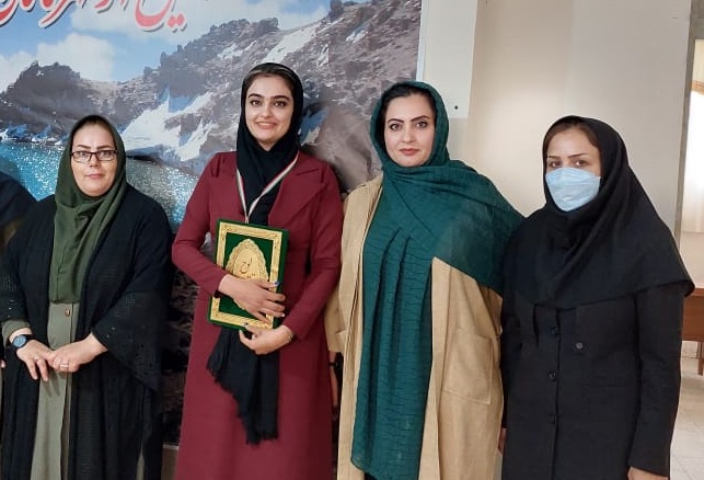 تجلیل از سحرذوقی نفراول مسابقات سوارکاری کشور در مشگین‌‍‌شهر
