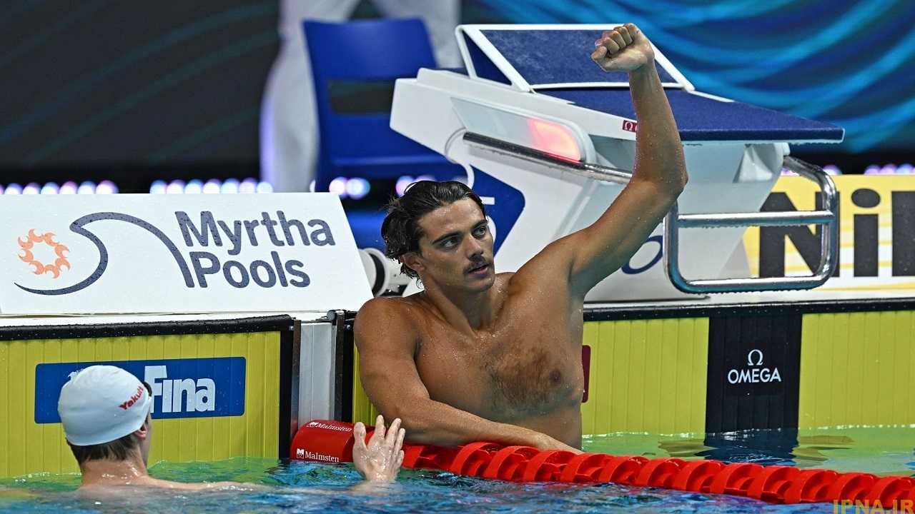اولین رکورد شکنی در مسابقات شنای قهرمانی جهان