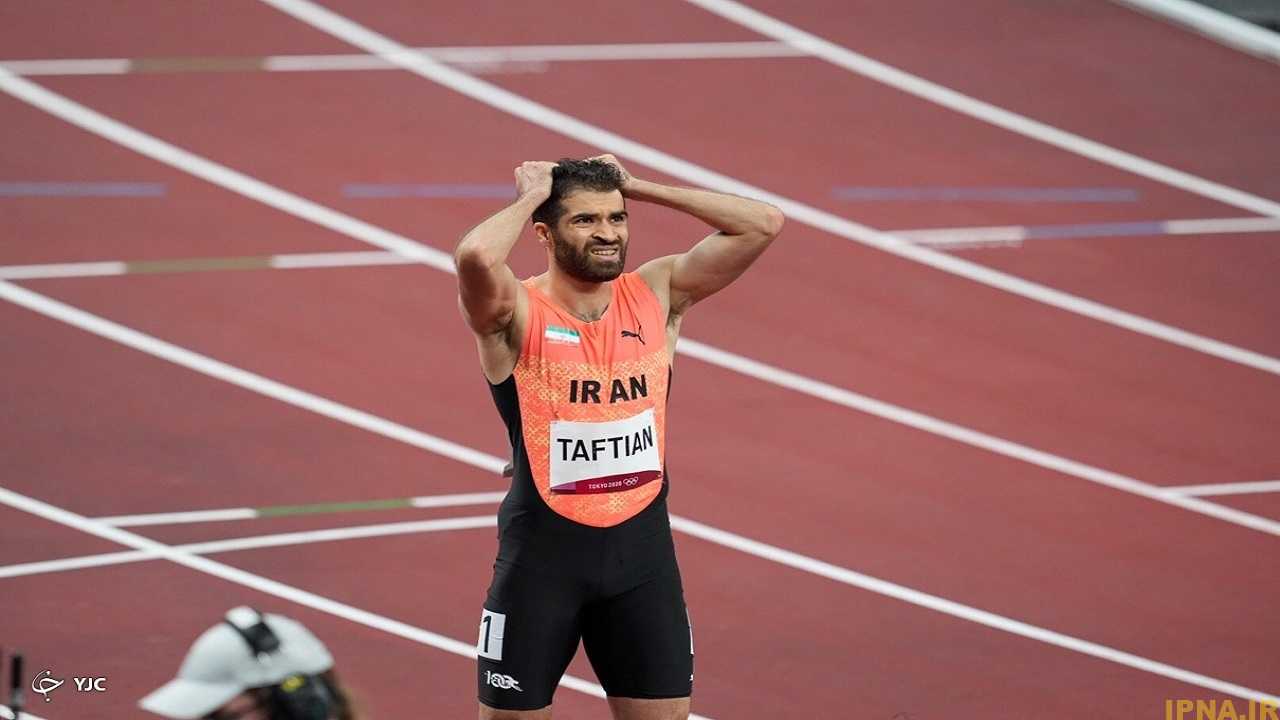 افت تفتیان در پیست دو و میدانی