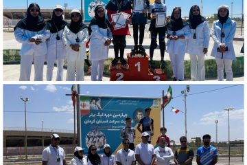 پایان مرحله نخست مسابقات اسکیت سرعت در کرمان