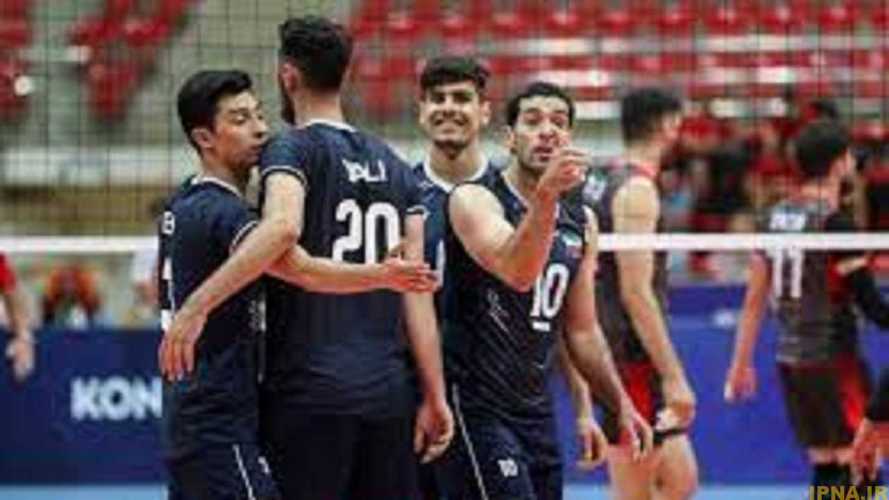 صدرنشینی مردان والیبال علی رغم شکست برابر میزبان