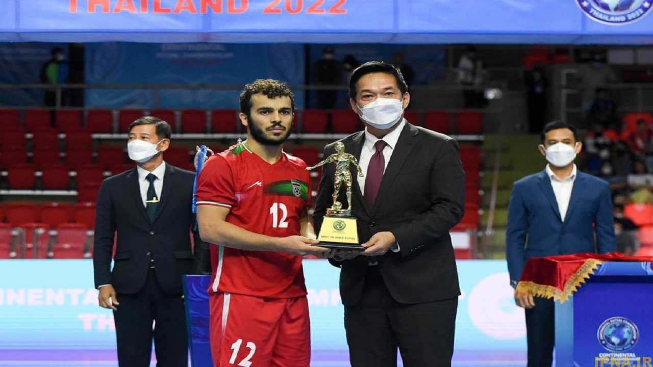 سالار آقاپور بهترین بازیکن رقابت ها شد