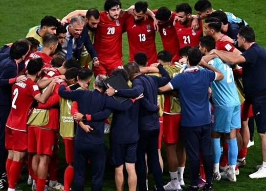 اقدام زیبای ملی‌پوشان ایران قبل از بازی با آمریکا
