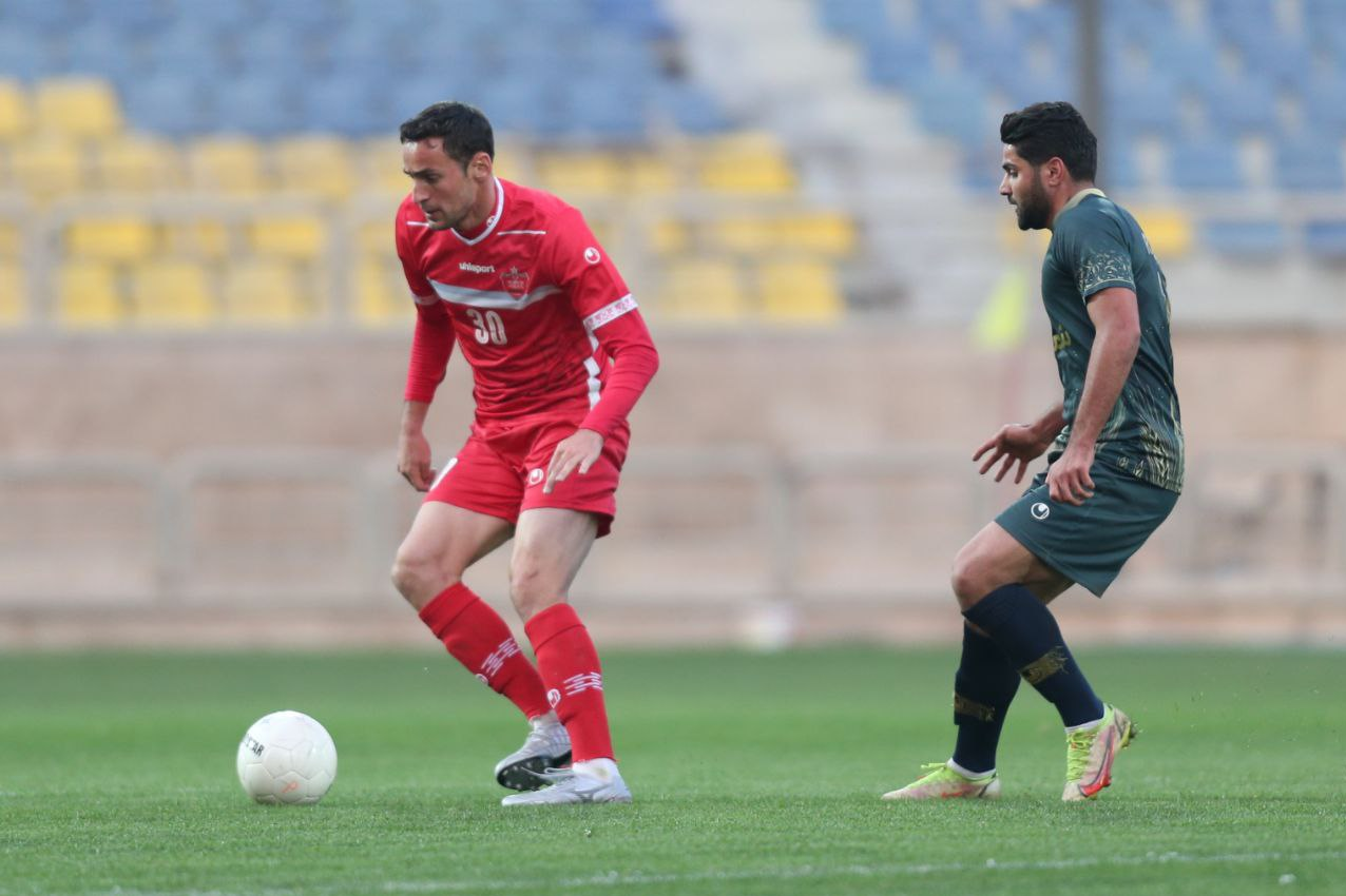 عکس| تساوی پرسپولیس مقابل تیم لیگ یکی