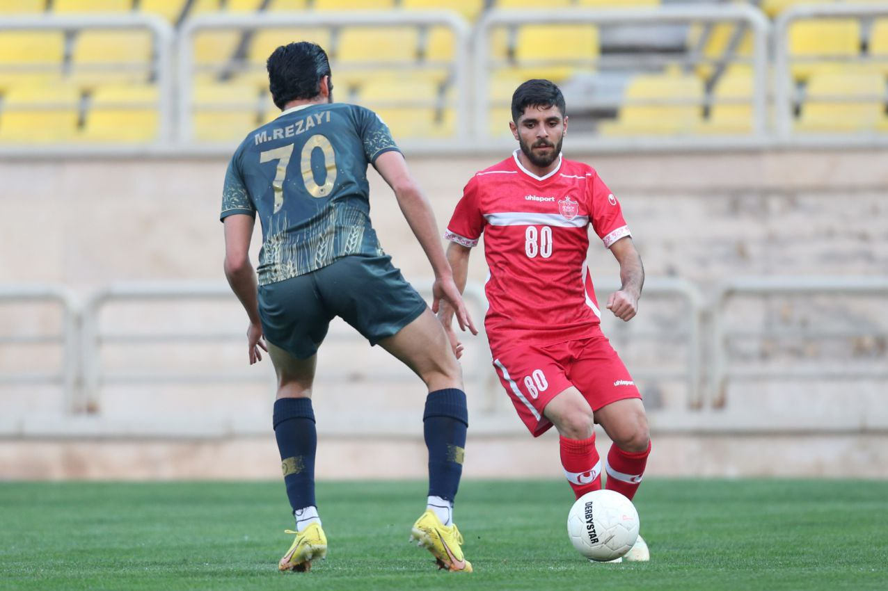عکس| تساوی پرسپولیس مقابل تیم لیگ یکی
