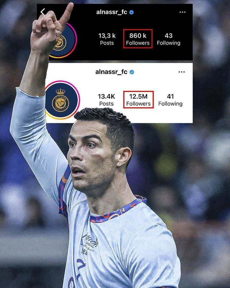 عکس | تاثیر باورنکردنی رونالدو روی النصر