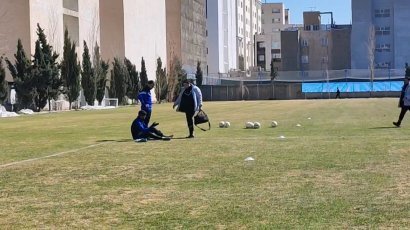 برگزاری تمرین استقلال با حضور فتح‌الله‌زاده