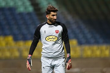عکس| لبخند بیرانوند به آسفالت شدن پرسپولیس!