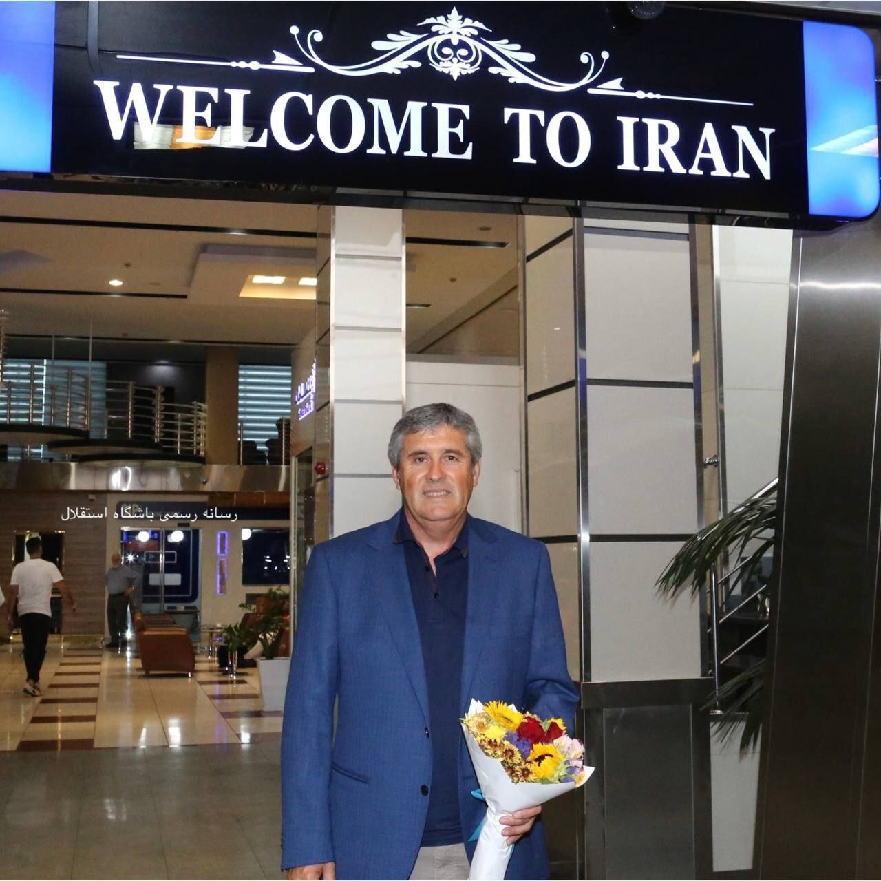 عکس| گزینه اسپانیایی استقلال وارد ایران شد