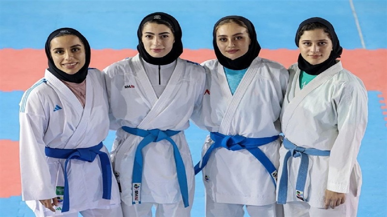 کاراته قهرمانی آسیا/ تیم کومیته بانوان به مدال نقره رسید