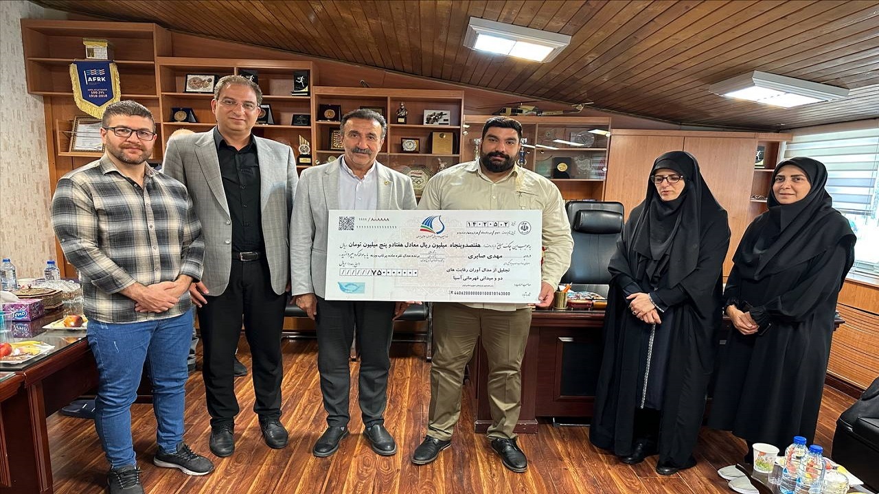برگزاری مراسم تجلیل از مدال‌آوران دوومیدانی در مسابقات قهرمانی آسیا