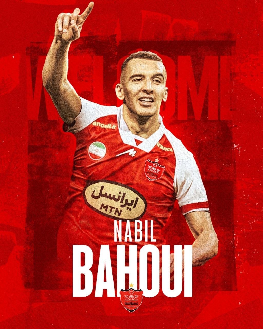 عکس‌| مهاجم سوئدی رسما به پرسپولیس پیوست