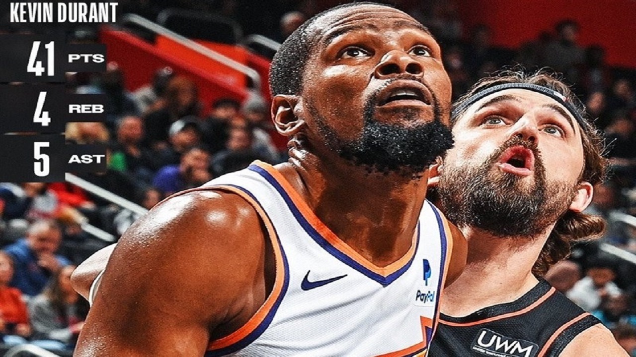 لیگ NBA| پیروزی سانز با ۴۱ امتیاز دورنت/ گلدن استیت مغلوب کلیولند شد