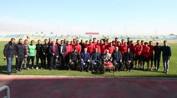 آشتی گل‌محمدی و درویش قبل بازی با النصر