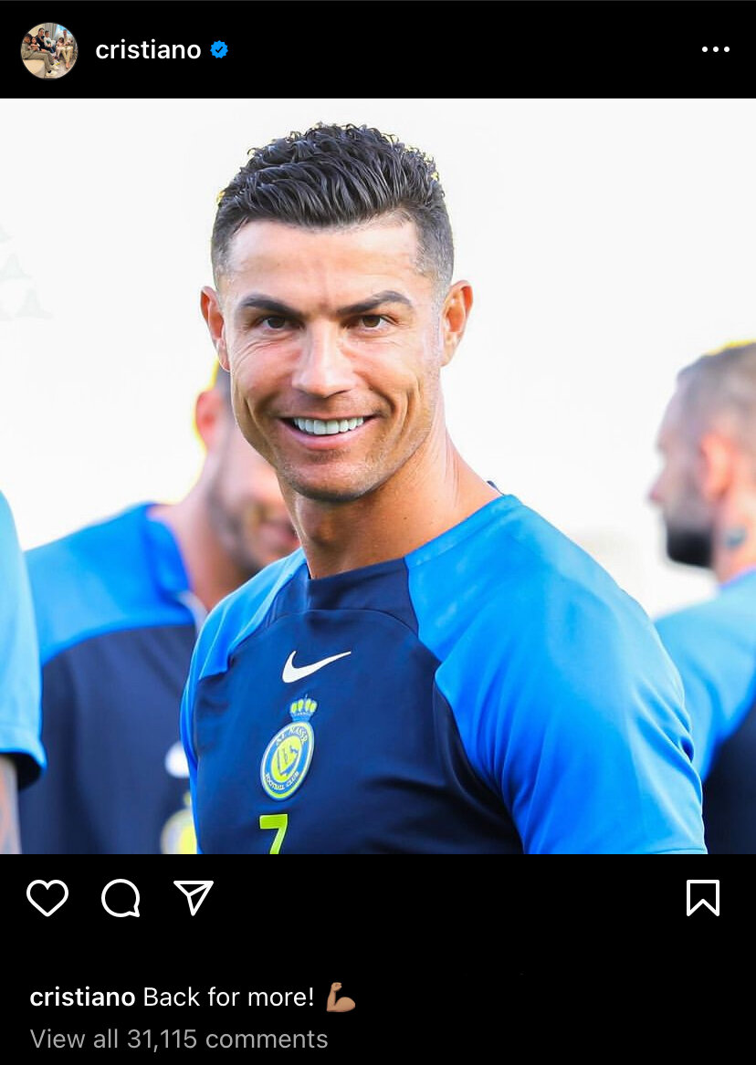 5975400-1 عکس| پیام کریستیانو رونالدو پس از جایزه جدید مسی