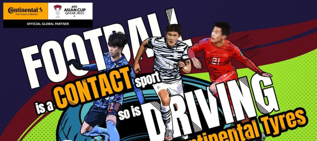 Continental Tires drives wide-ranging AFC Asian Cup Qatar ۲۰۲۳™ Fan Engagement Programme with confidence