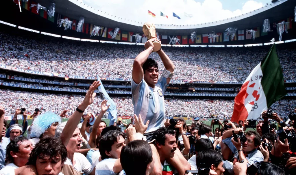 Stream a celebration of Diego Maradona free on FIFA+