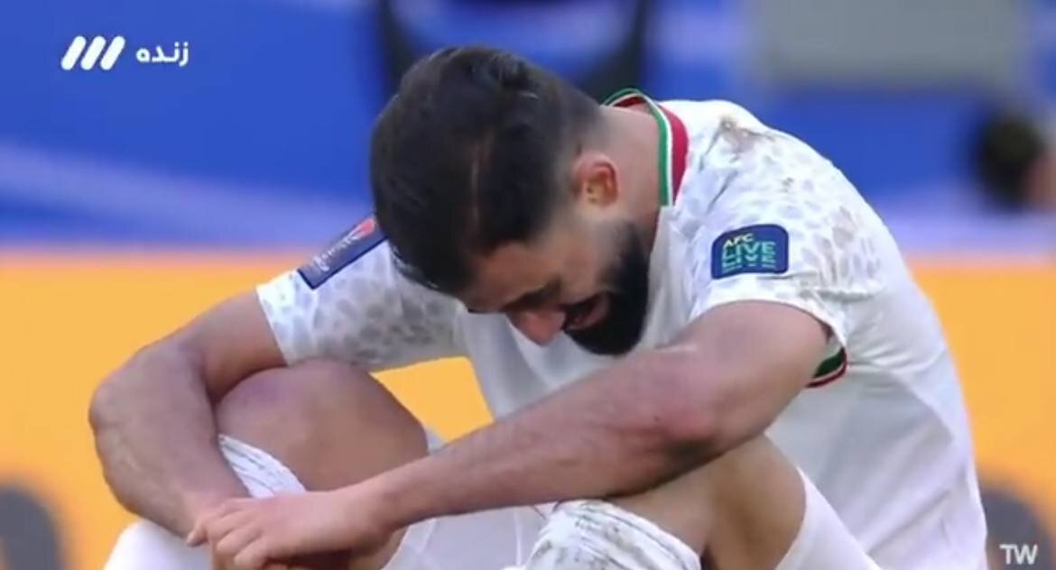 اشک‌های کنعانی‌زادگان پس از گرفتن پنالتی