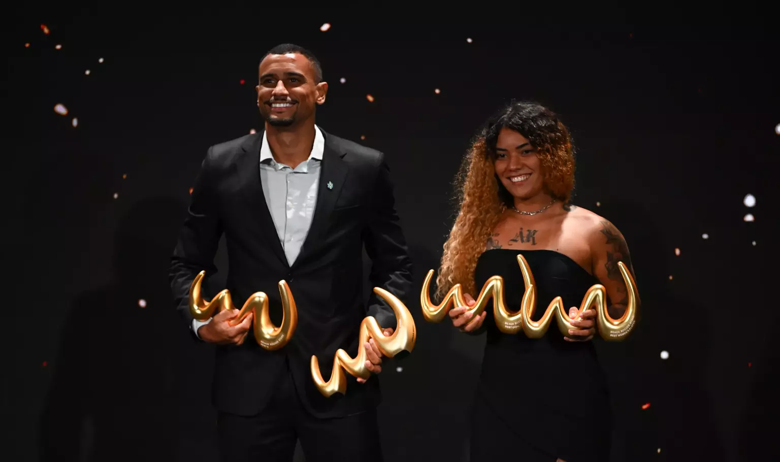 Rodrigo and Adriele claim Best Player prizes