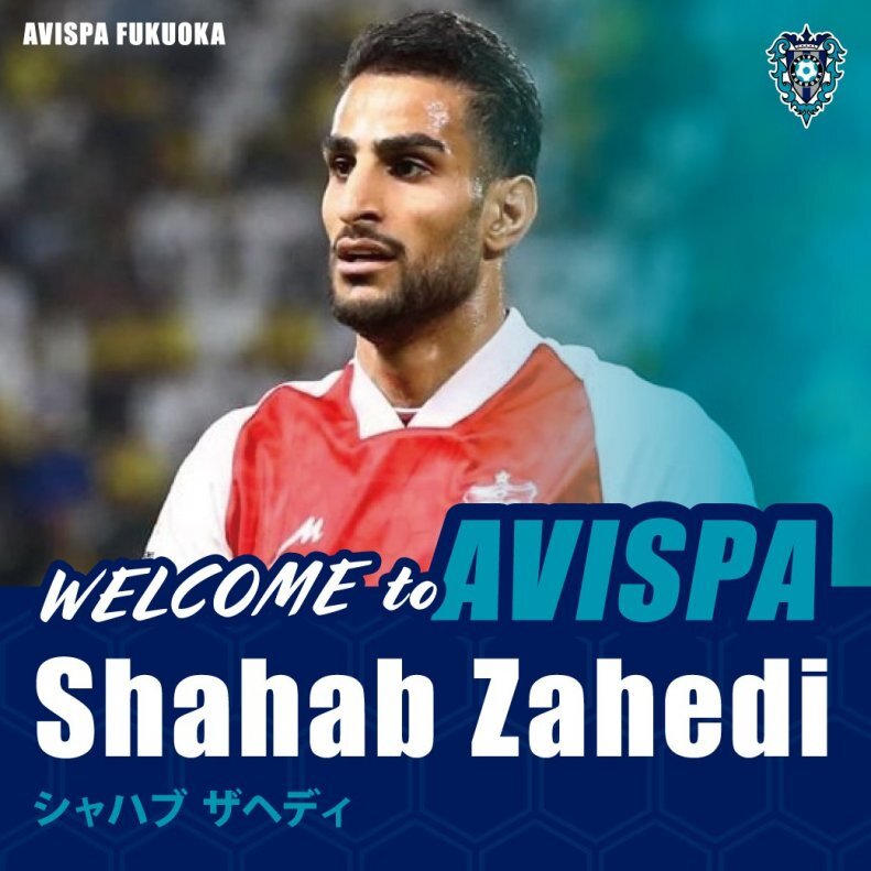 عکس‌| مهاجم پرسپولس در لیگ ژاپن