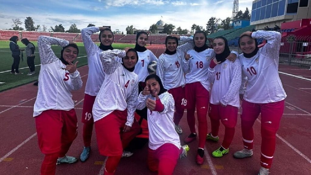 فوتبال جوانان کافا؛ برتری دختران ایران برابر تاجیکستان