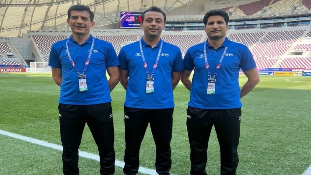 قضاوت تیم داوری ایران در فینال جام ملتهای زیر ۲۳ سال آسیا