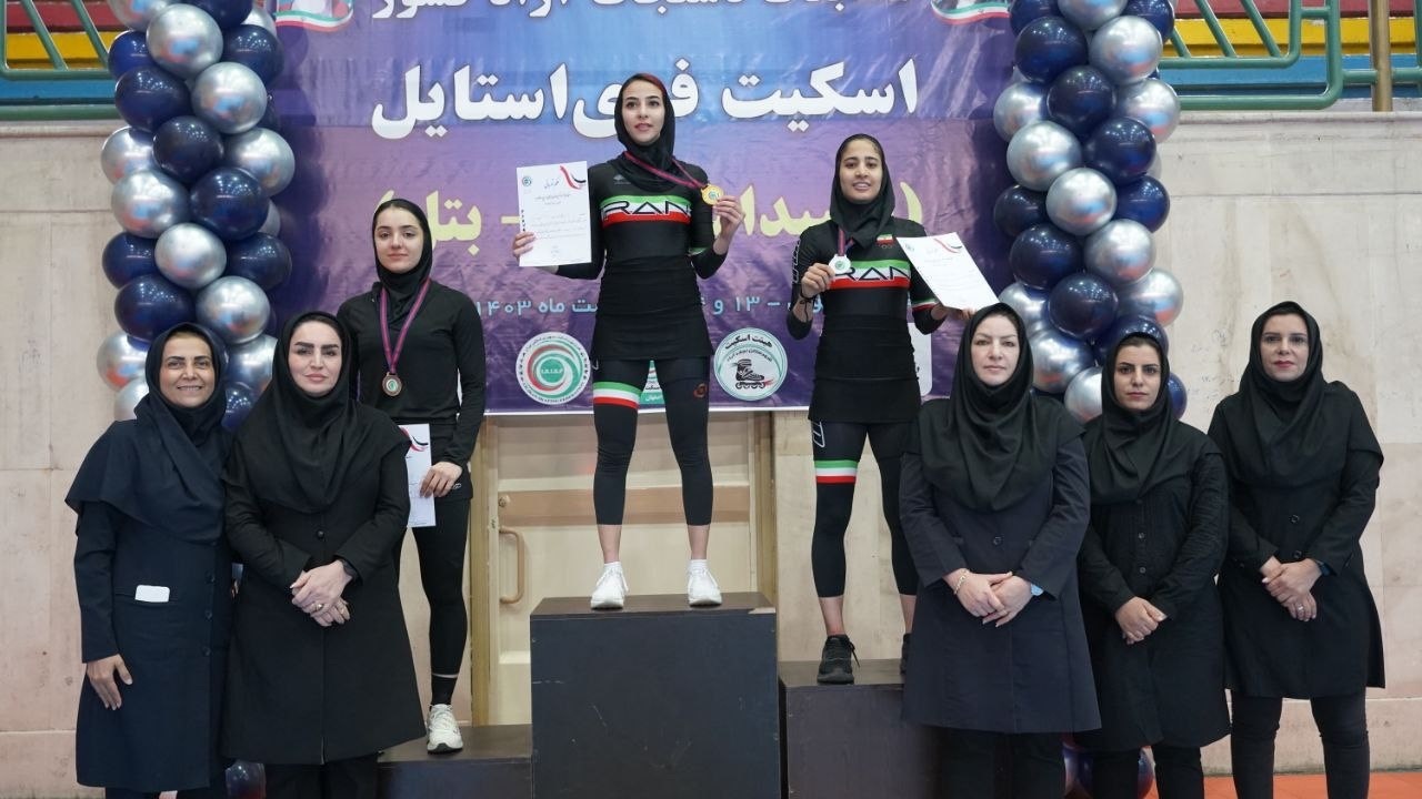 قهرمانی همراه با رکوردشکنی ترانه احمدی در اسکیت فری استایل