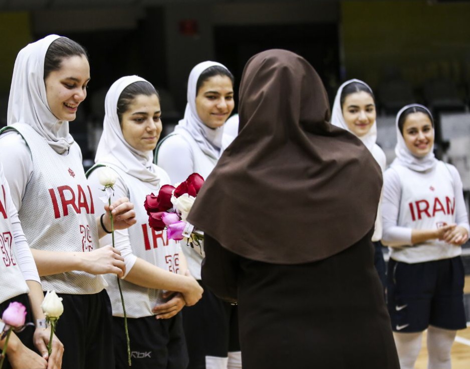 حضور نایب رئیس بانوان در تمرین تیم ملی بسکتبال زیر ۱۸ سال دختران به مناسبت روز دختر