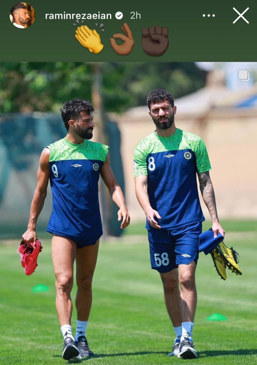 img_4474-1 عکس| حمایت دوباره رامین رضاییان از یک استقلالی