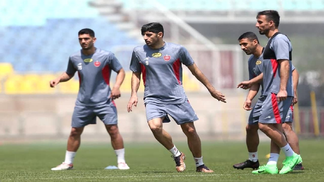 برگزاری تمرین امروز پرسپولیس با حضور حمید استیلی