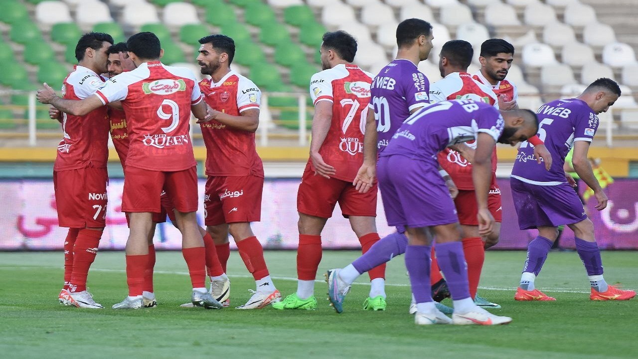 پرسپولیس ۲ – ۰ هوادار/ صدرنشینی سرخپوشان با دبل آل کثیر + فیلم