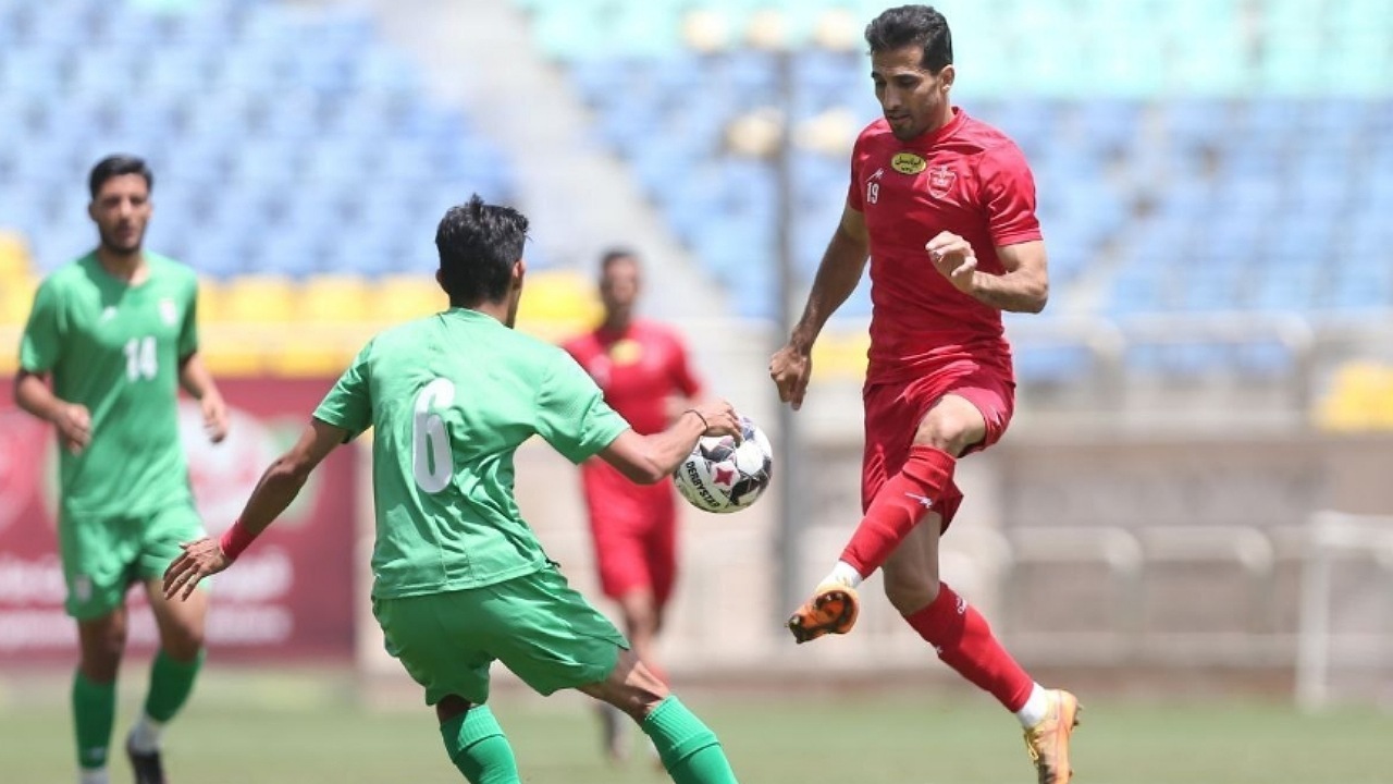 پیروزی پرگل پرسپولیس مقابل تیم ملی فوتبال جوانان