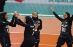 پیروزی دختران والیبال ایران برابر هنگ‌کنگ