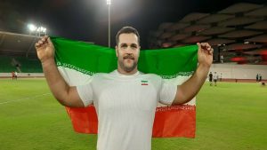 محمدرضا طیبی در پرتاب وزنه قهرمان شد