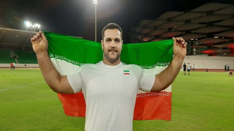 محمدرضا طیبی در پرتاب وزنه قهرمان شد