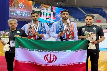 ۲ نشان طلا و نقره دستاورد تکواندو کاران ایرانی در رقابت‌های سیزم