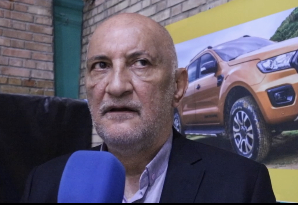گفتگو با حسن میرزاآقابیک، پیشکسوت بسکتبال و از چهره های نام آشنای ورزش کشور در مراسم بازگشایی سالن بسکتبال حیدرنیا