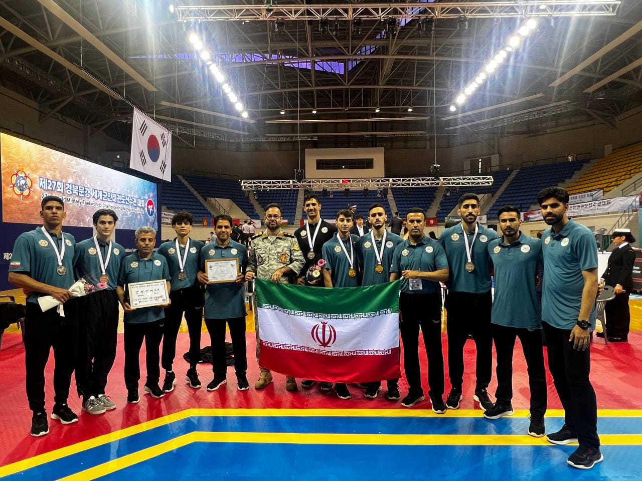تیم منتخب ایران نایب قهرمان شد/حسین پور فنی ترین تکواندوکار
