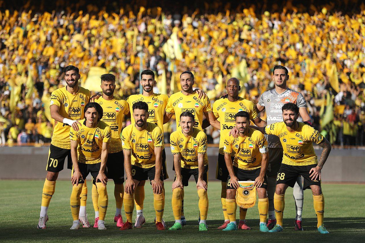 گل دوم سپاهان از جایگاه خبرنگاران
