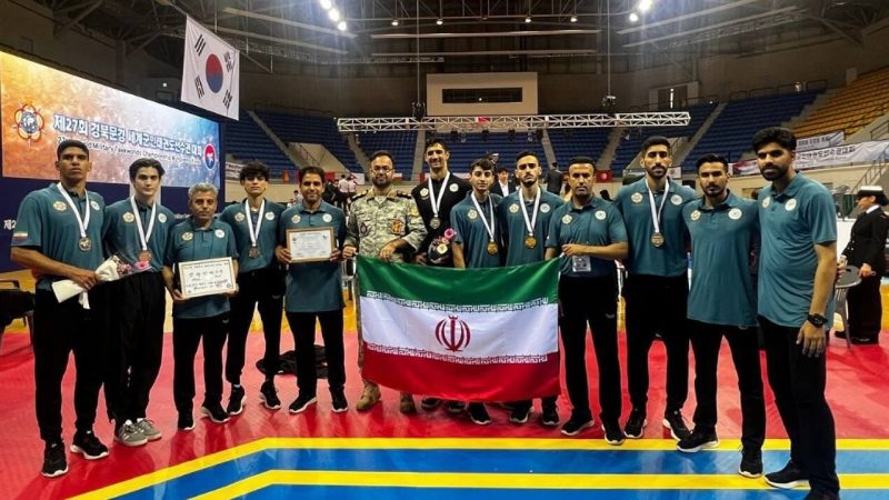 تیم تکواندوی ایران نایب قهرمان ارتشهای جهان شد