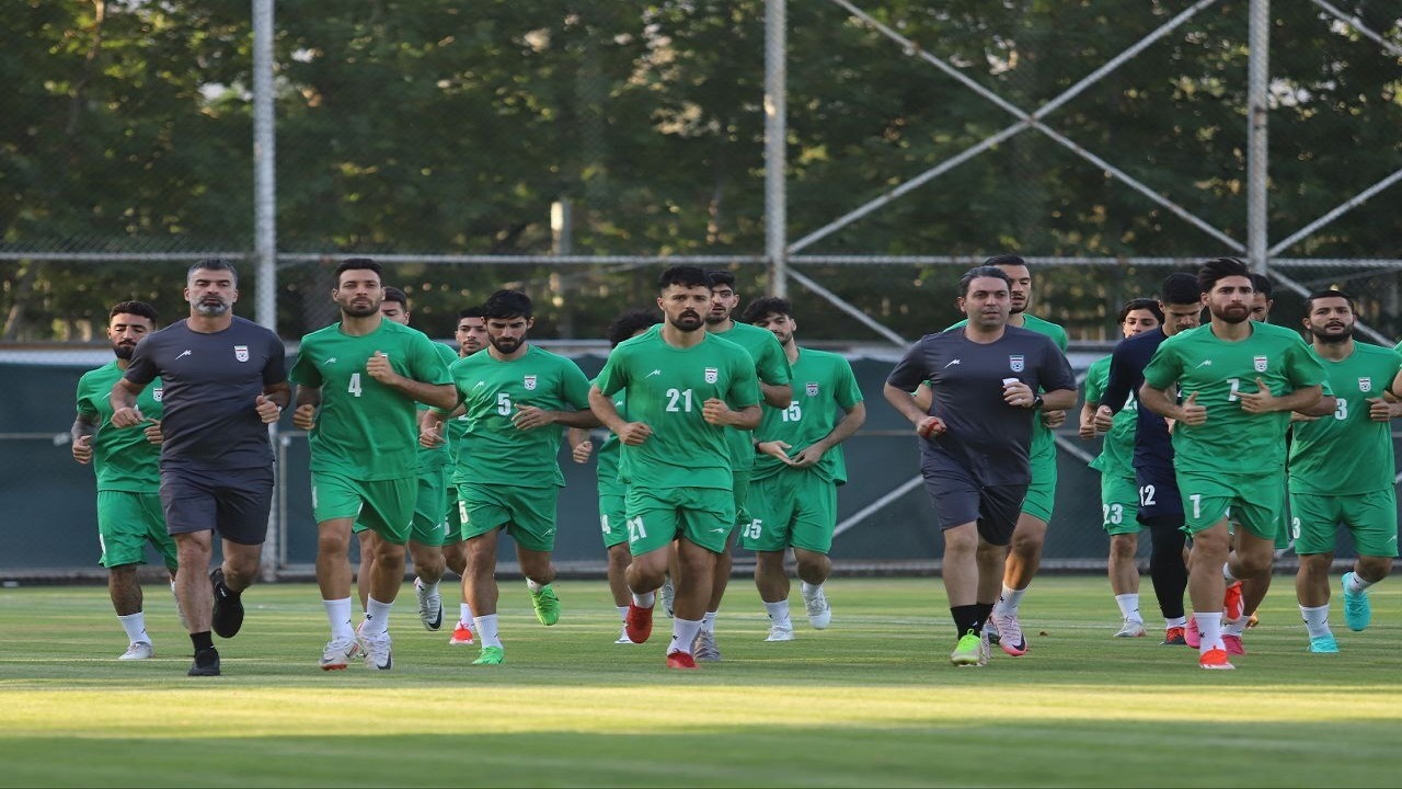 تمرین تیم ملی ایران بعد از بازگشت از هنگ‌کنگ