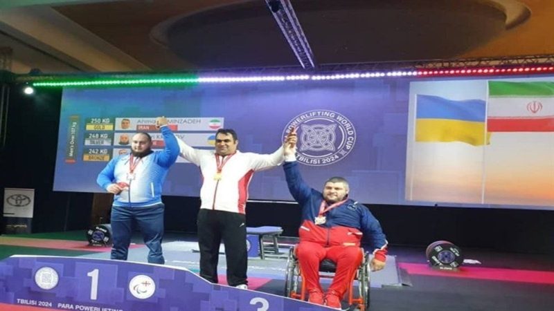 احمد امینزاده، قویترین مرد جام جهانی پاراوزنهبرداری