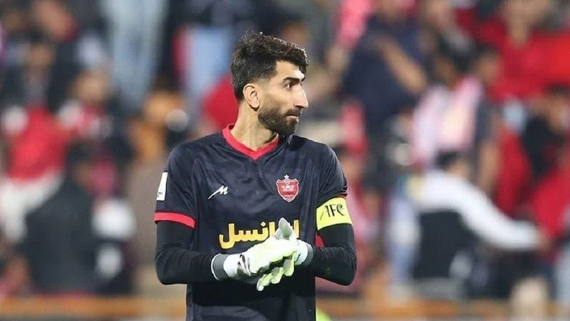 خداحافظی بیرانوند با هواداران پرسپولیس