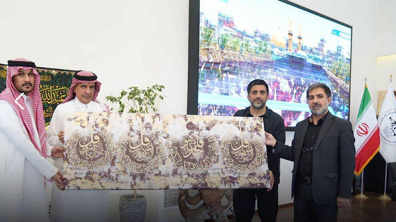 دیدار سفیر عربستان در ایران با رئیس فدراسیون کشتی